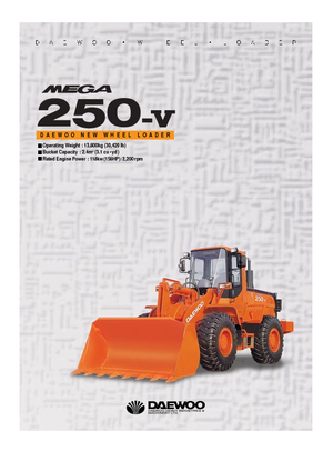 Utovarivači na kotačima Doosan Mega 250 V