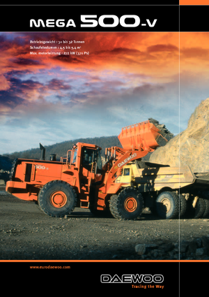 Utovarivači na kotačima Doosan Mega 500 V