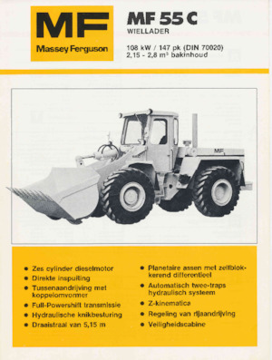 Utovarivači na kotačima Massey Ferguson MF 55C