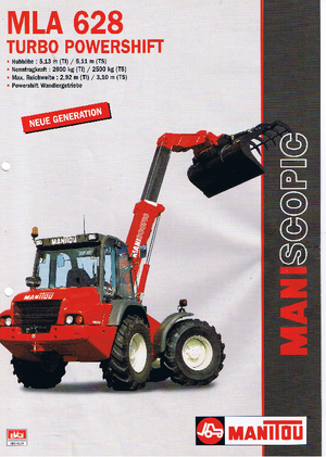 Utovarivači na kotačima Manitou MLA 628 T PS MU