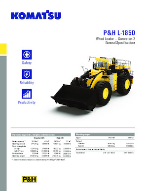 Utovarivači na kotačima Komatsu P&H L-1850