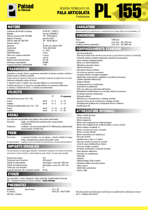 Utovarivači na kotačima Palazzani PL 155 XL