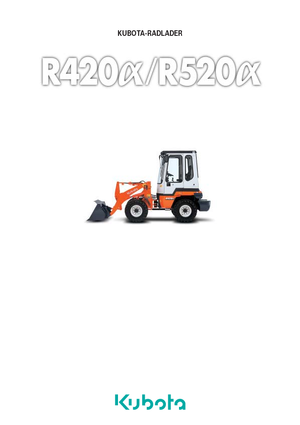 Utovarivači na kotačima Kubota R520α B