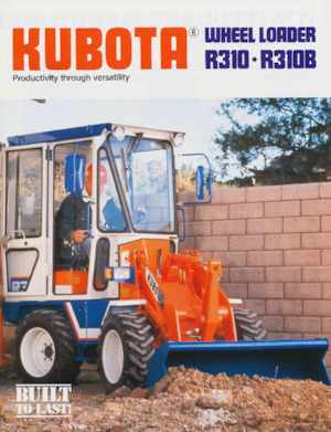 Utovarivači na kotačima Kubota R310B
