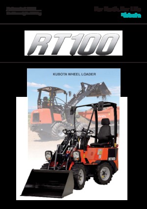 Utovarivači na kotačima Kubota RT100