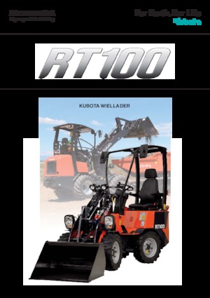 Utovarivači na kotačima Kubota RT100