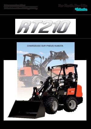 Utovarivači na kotačima Kubota RT210