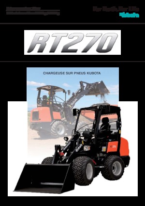 Utovarivači na kotačima Kubota RT270