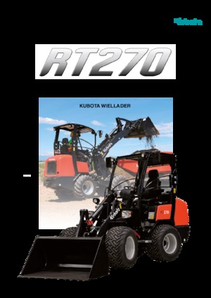 Utovarivači na kotačima Kubota RT270