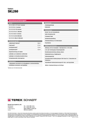 Utovarivači na kotačima Terex-Schaeff SKL 260
