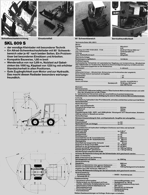 Utovarivači na kotačima Terex-Schaeff SKL 809 S
