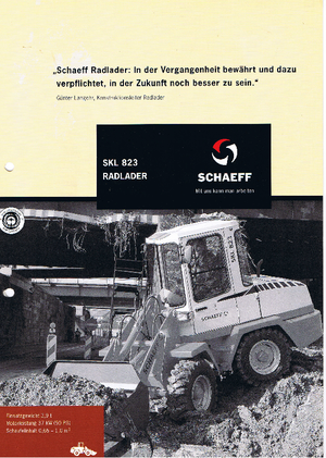 Utovarivači na kotačima Terex-Schaeff SKL 823