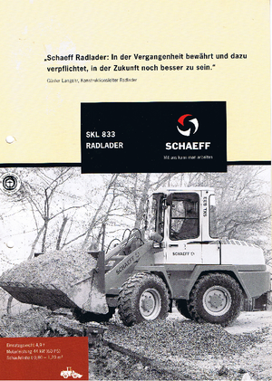 Utovarivači na kotačima Terex-Schaeff SKL 833