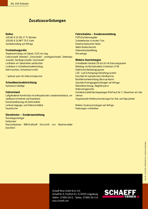 Utovarivači na kotačima Terex-Schaeff SKL 834