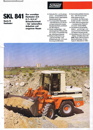 Utovarivači na kotačima Terex-Schaeff SKL 841 B