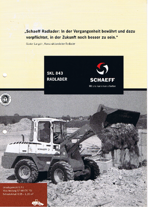 Utovarivači na kotačima Terex-Schaeff SKL 843
