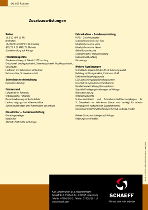 Utovarivači na kotačima Terex-Schaeff SKL 853