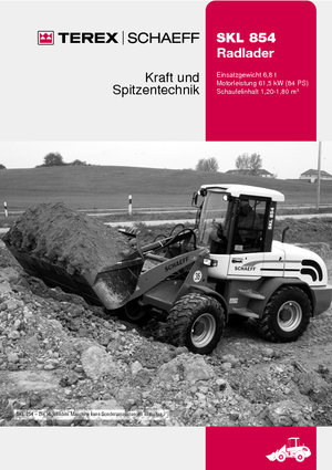 Utovarivači na kotačima Terex-Schaeff SKL 854