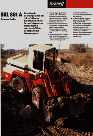 Utovarivači na kotačima Terex-Schaeff SKL 861 A