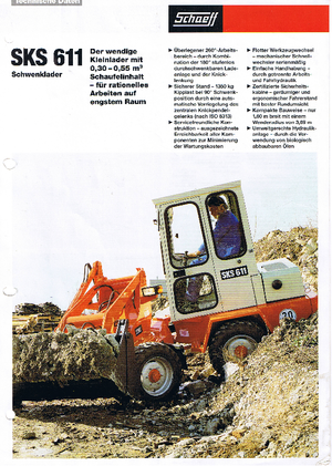 Utovarivači na kotačima Terex-Schaeff SKS 611