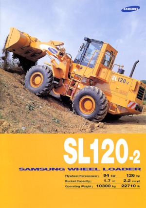 Utovarivači na kotačima Samsung SL 120-2