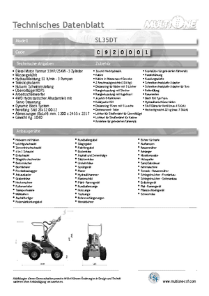 Utovarivači na kotačima Multione SL 35 DT