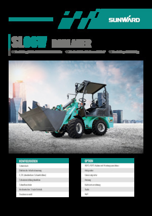 Utovarivači na kotačima Sunward SL06W