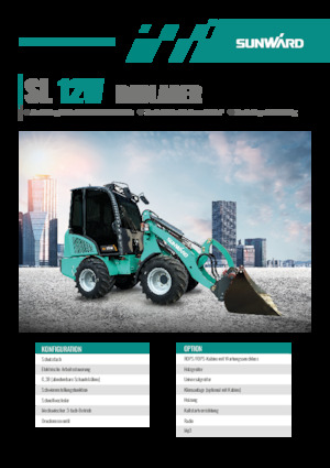 Utovarivači na kotačima Sunward SL12W