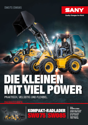 Utovarivači na kotačima Sany SW085