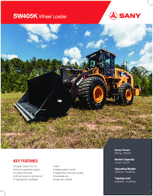 Utovarivači na kotačima Sany SW405K