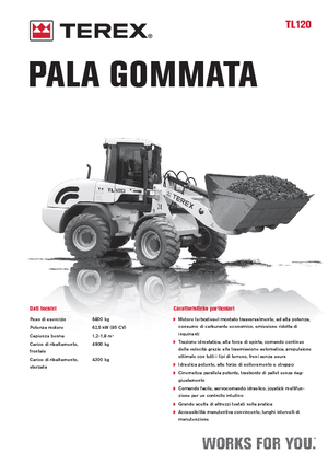 Utovarivači na kotačima Terex TL 120