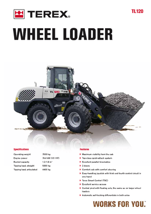 Utovarivači na kotačima Terex TL 120