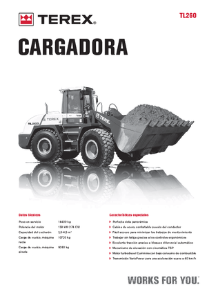Utovarivači na kotačima Terex TL 260
