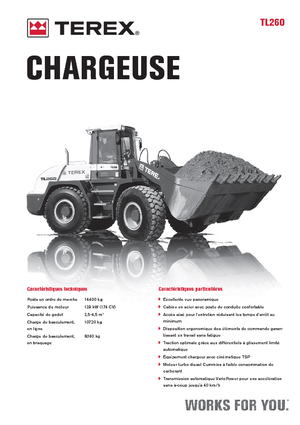 Utovarivači na kotačima Terex TL 260