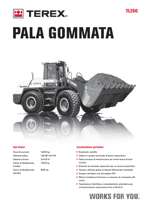 Utovarivači na kotačima Terex TL 260