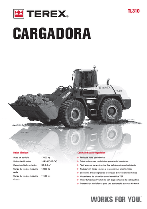 Utovarivači na kotačima Terex TL 310