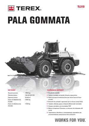 Utovarivači na kotačima Terex TL 310