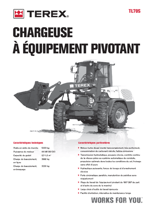 Utovarivači na kotačima Terex TL 70 S