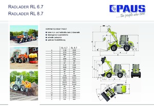 Utovarivači na kotačima Paus TSL 8.7