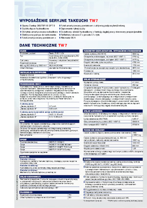 Utovarivači na kotačima Takeuchi TW 7