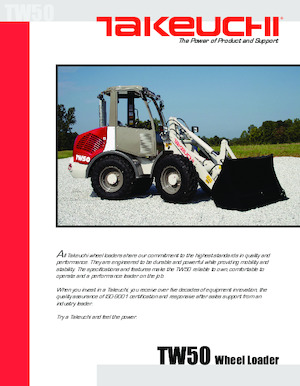 Utovarivači na kotačima Takeuchi TW50