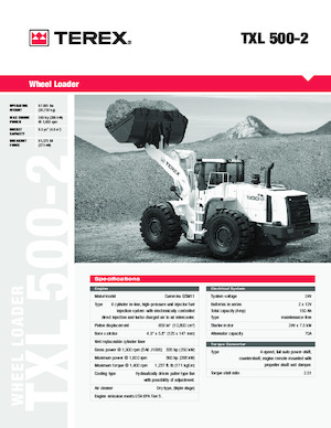 Utovarivači na kotačima Terex TXL 500-2