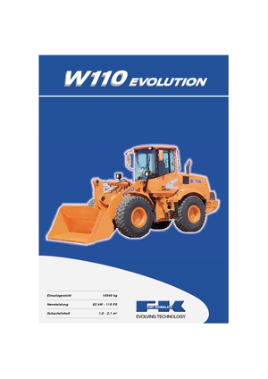Utovarivači na kotačima Fiat Kobelco W 110 Evolution