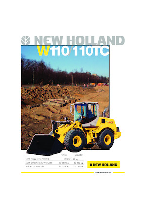 Utovarivači na kotačima New Holland W110TC