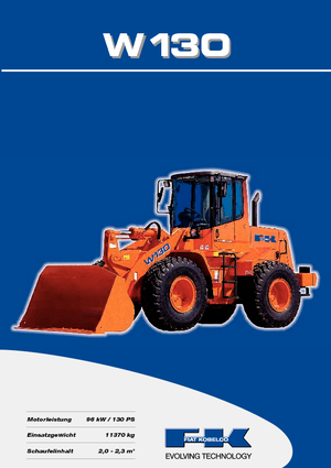 Utovarivači na kotačima Fiat Kobelco W 130