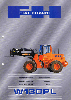 Utovarivači na kotačima Fiat-Hitachi W 130 PL