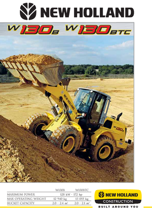 Utovarivači na kotačima New Holland W130TC