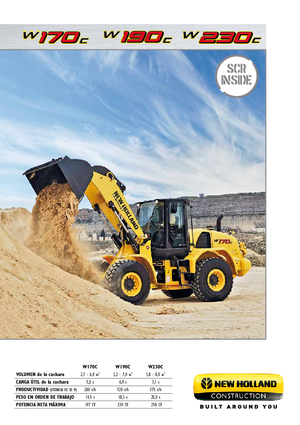 Utovarivači na kotačima New Holland W 170 TC