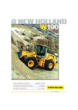Utovarivači na kotačima New Holland W 190