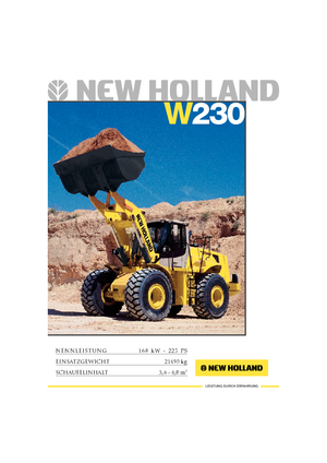 Utovarivači na kotačima New Holland W 230